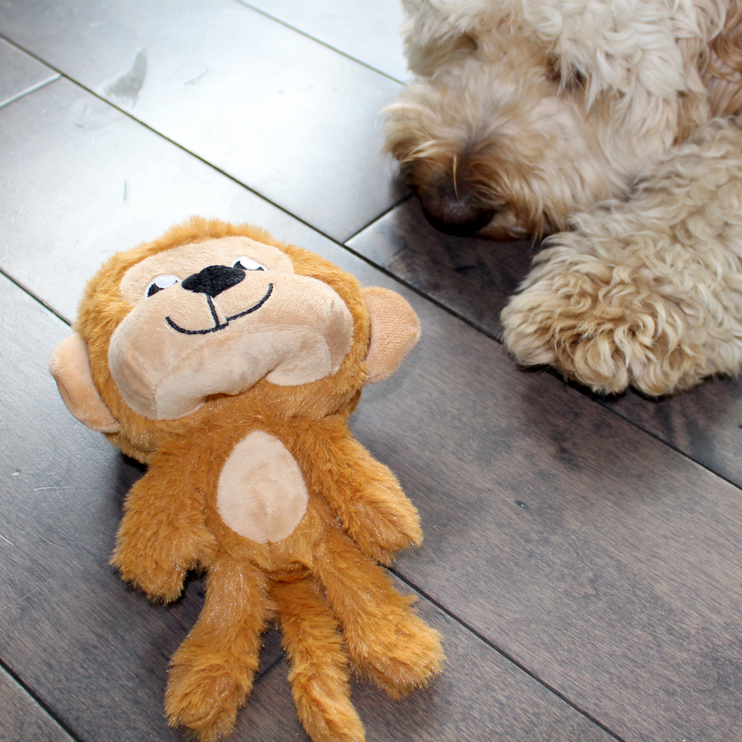 Plush toy for dog, monkey style