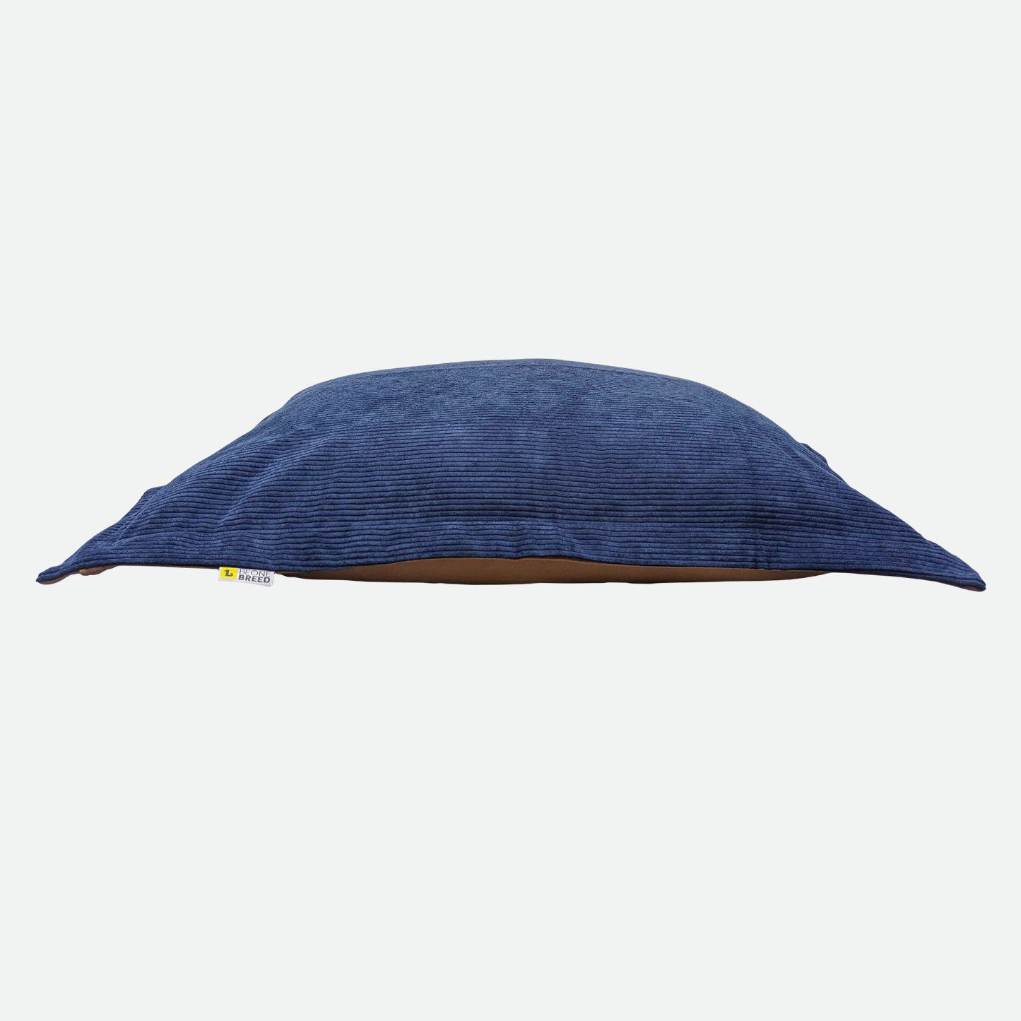 Memory foam dog bed, reversible corduroy style