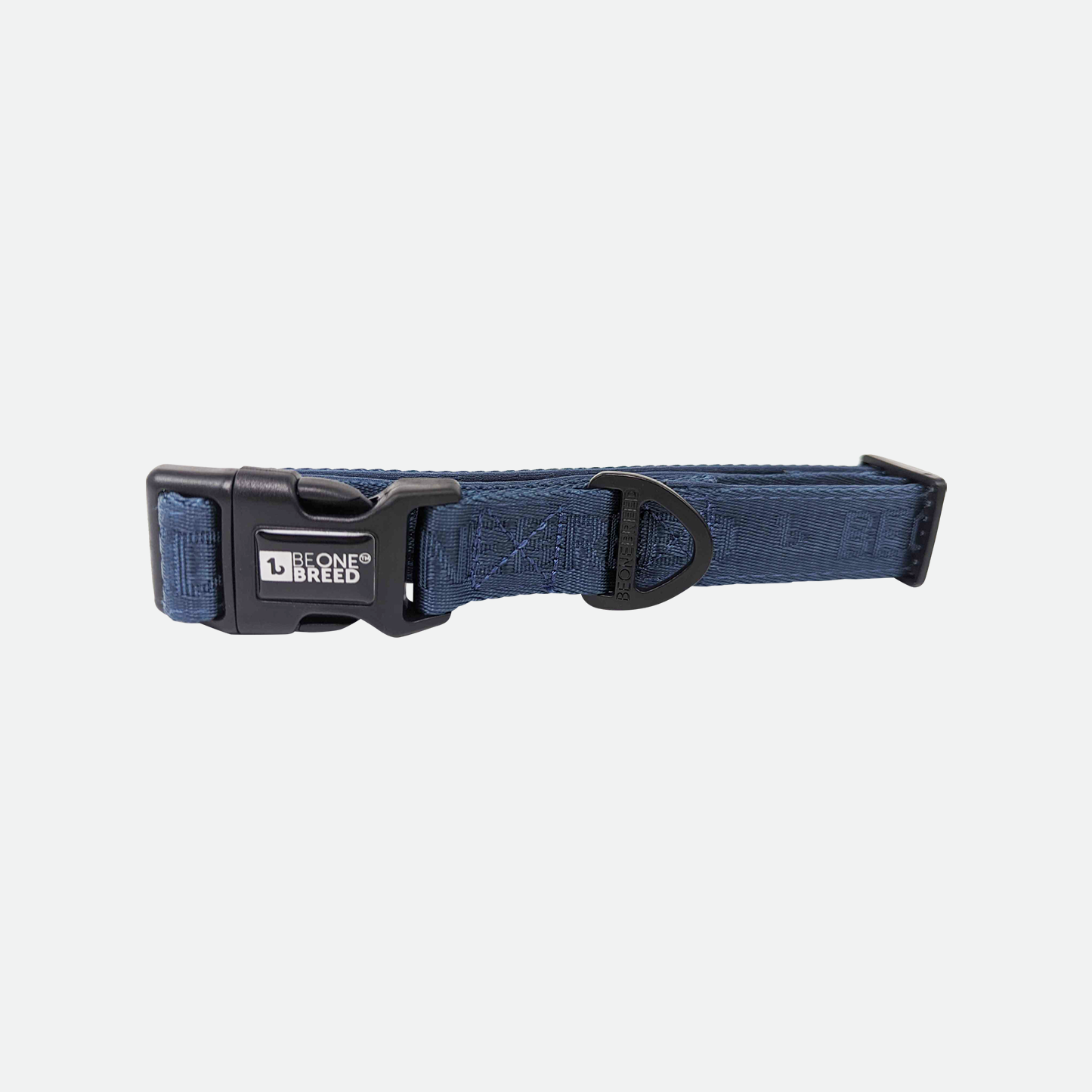 Neoprene and nylon dog collar, teal