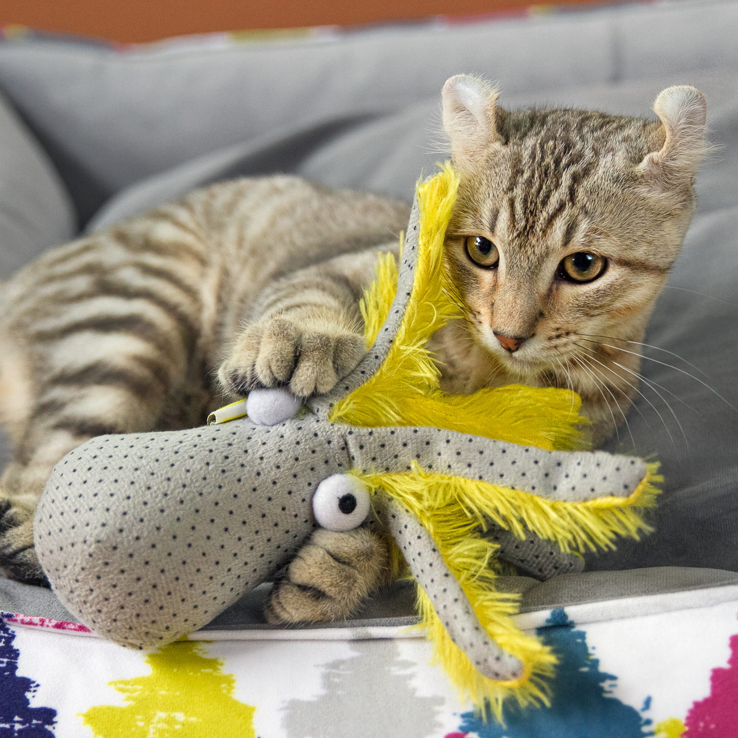Plush toy for cat, octopus style