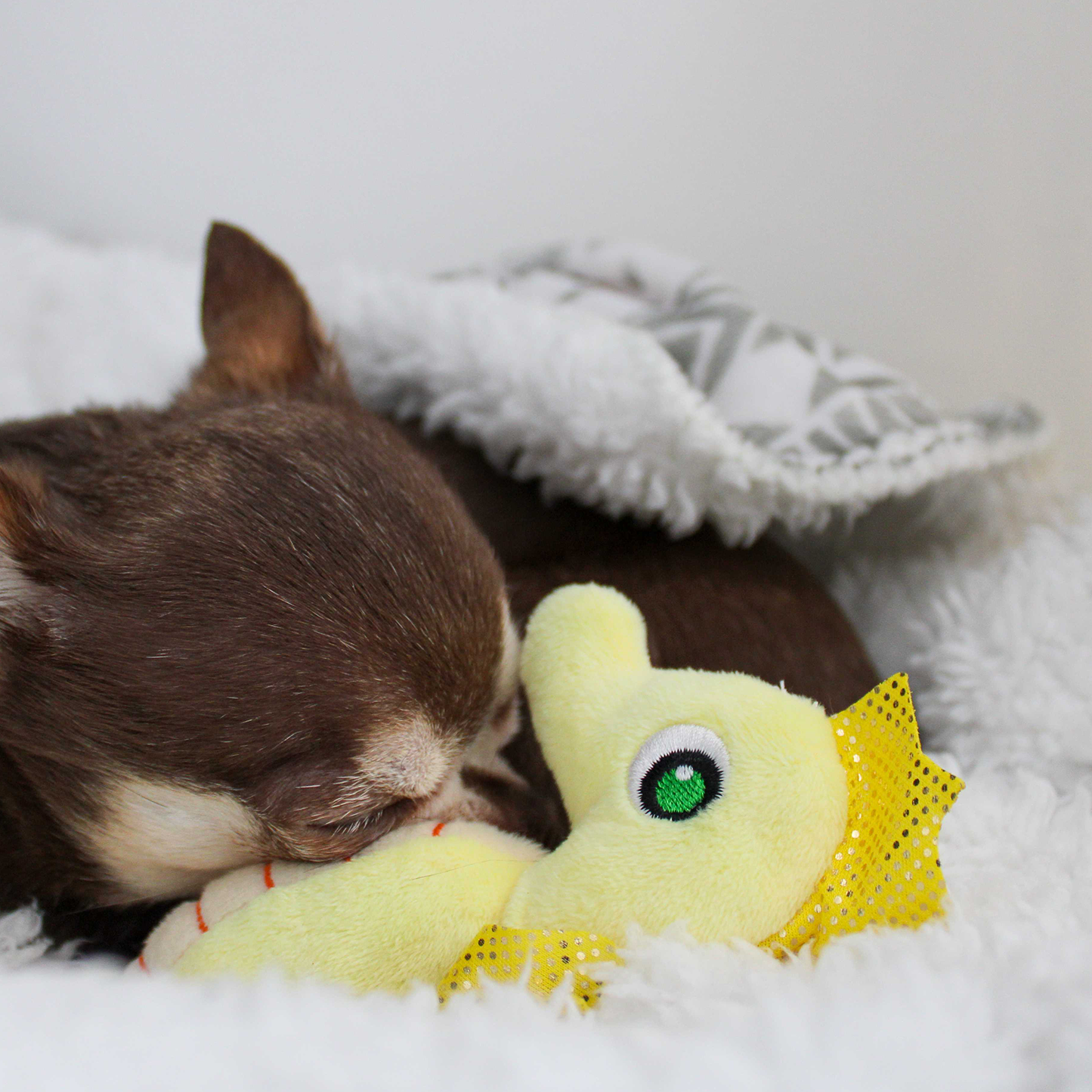 Plush toy for cat, seahorse style