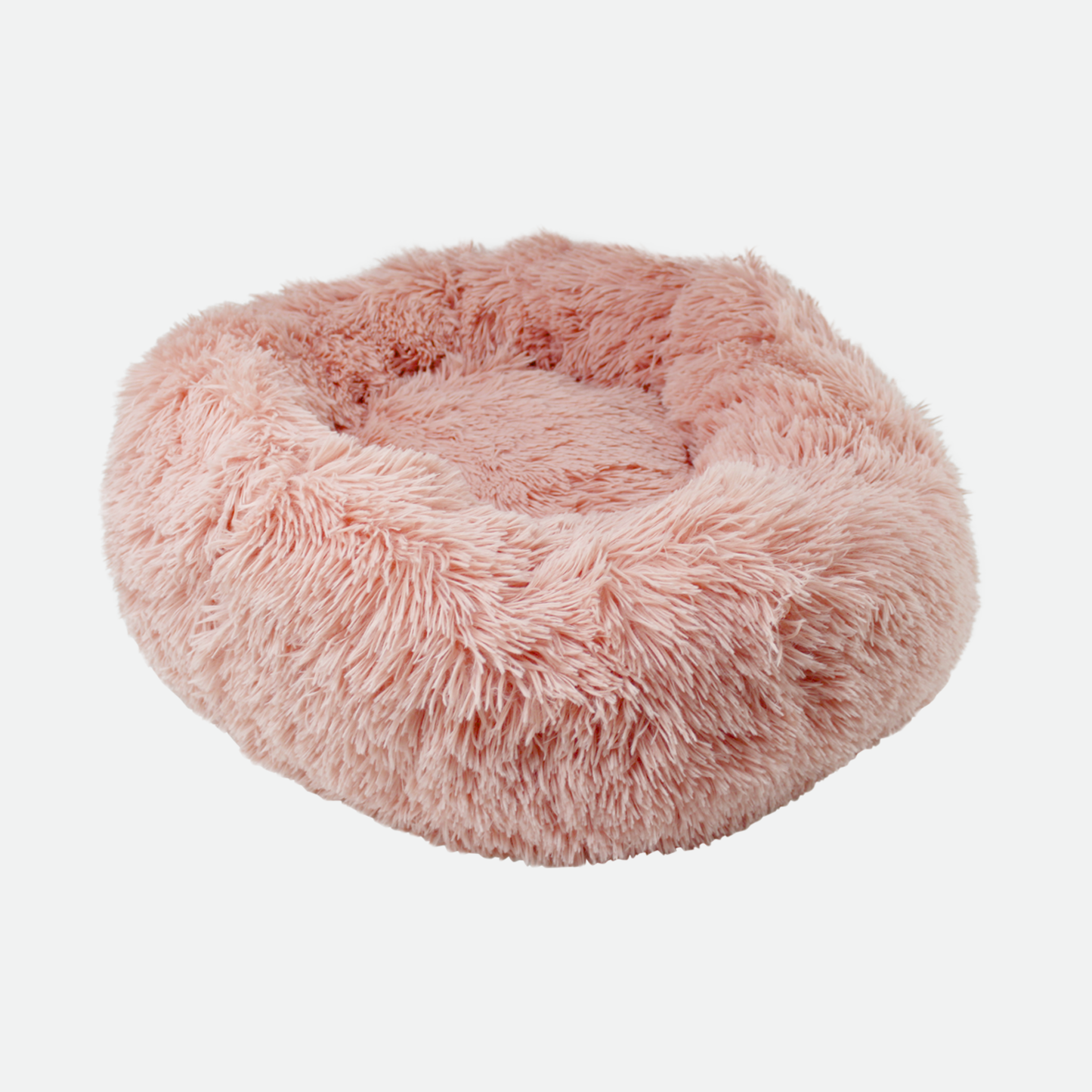 Calming shaggy bed