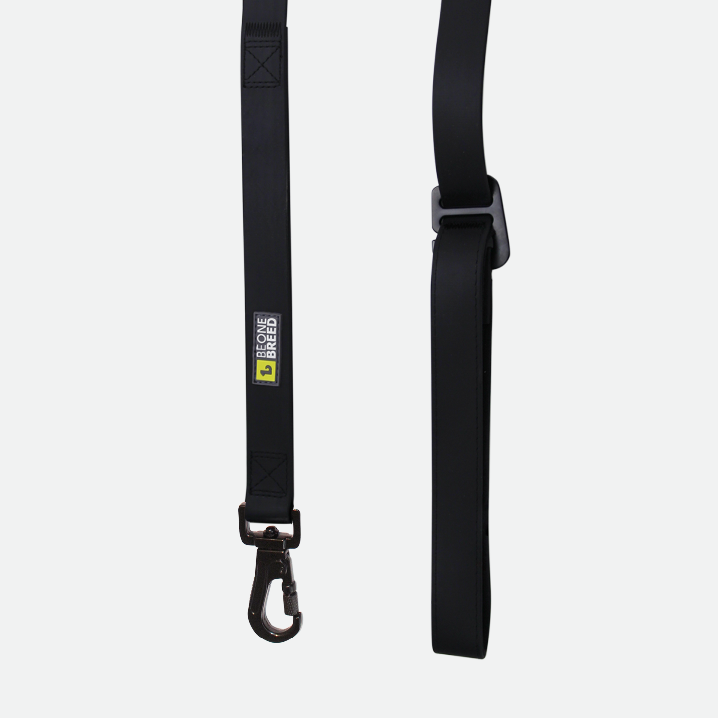 Silicone leash for dog, all black style