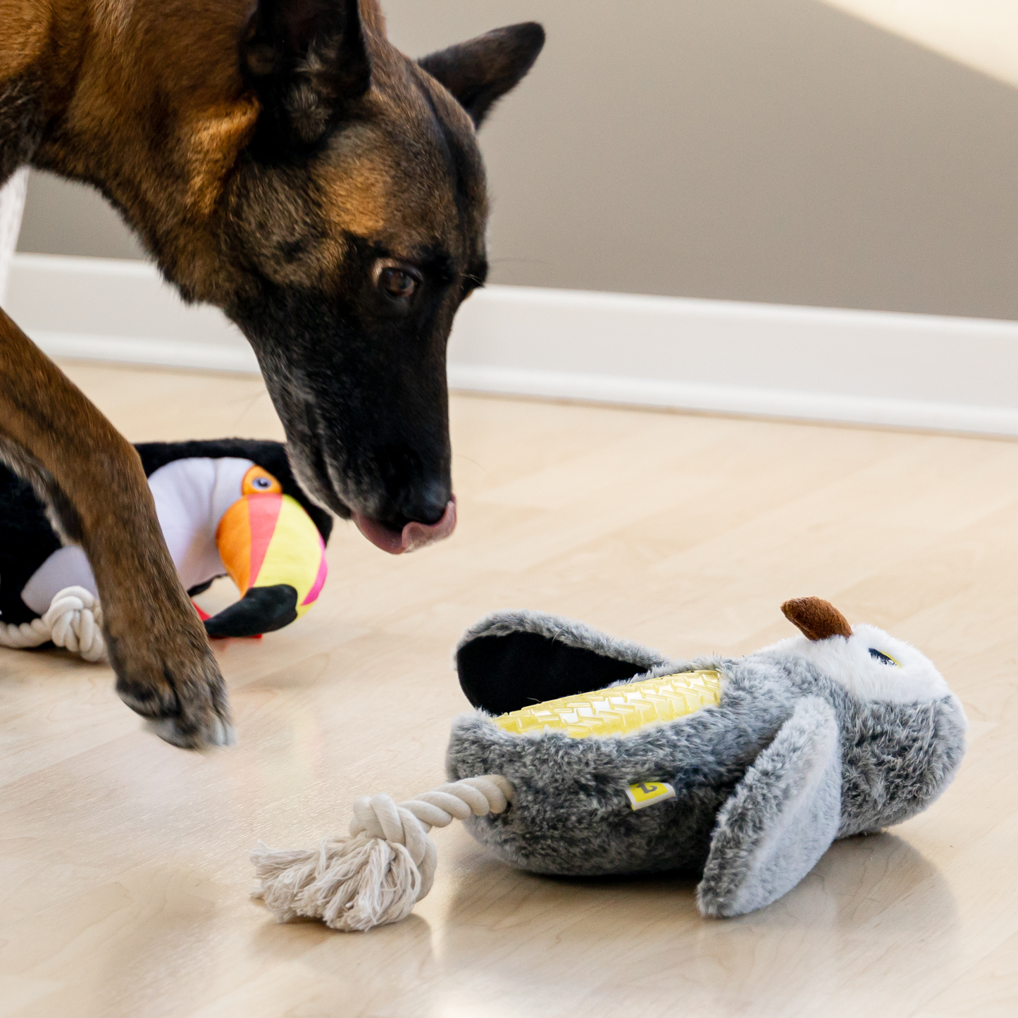 Plush toy for dog, owl style