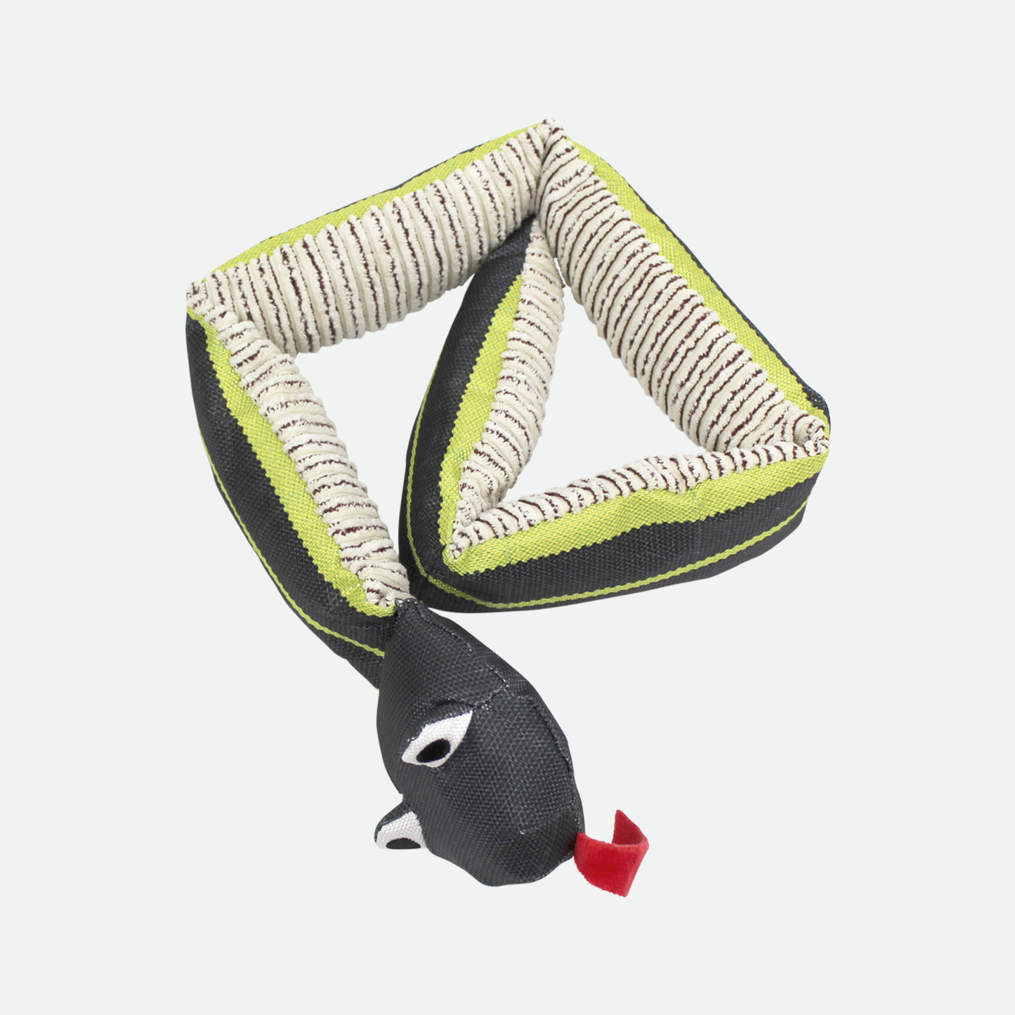 Plush toy for dog, grass snake style