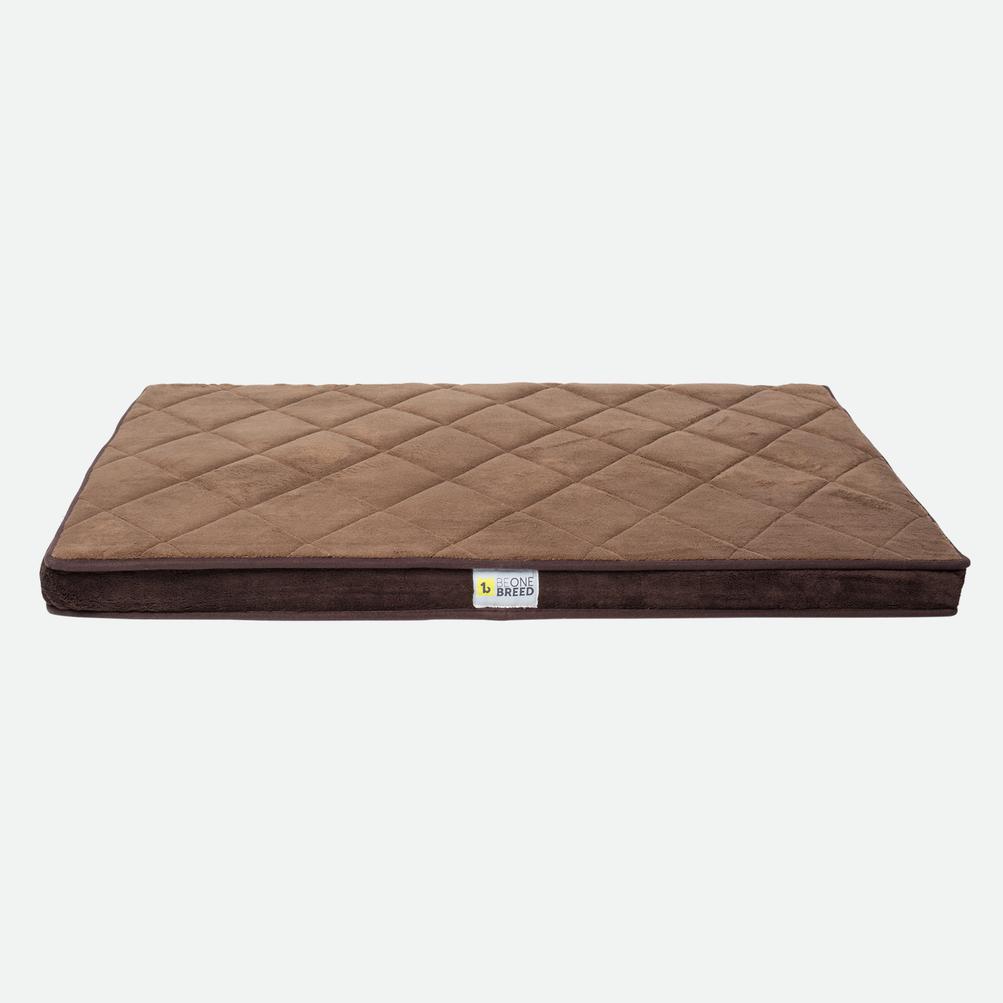 Orthopedic memory foam dog bed, brown