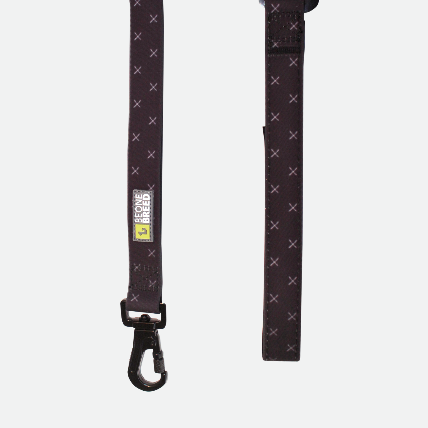 Silicone leash for dog, black X style