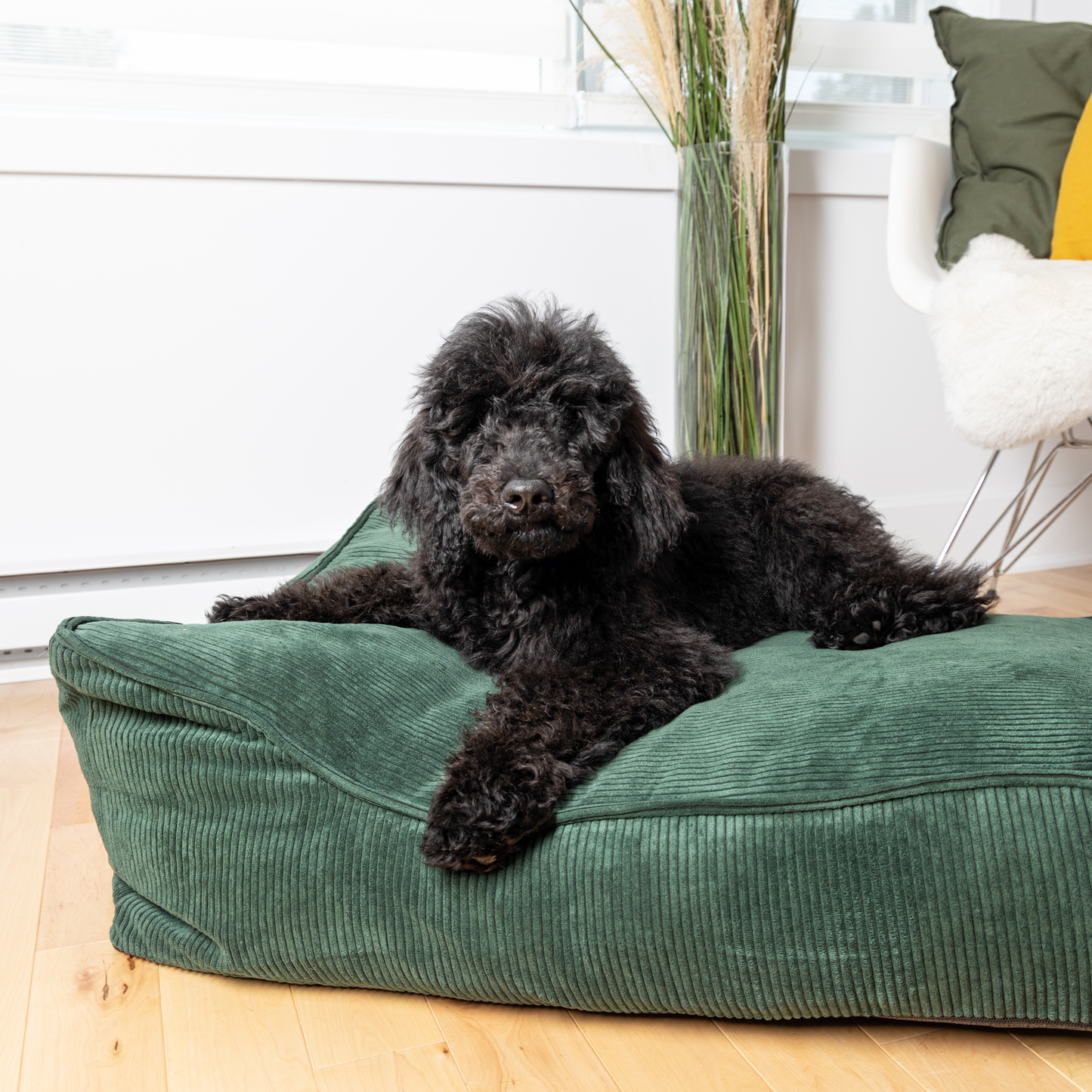 Supplementry cloud dog bed cover, green