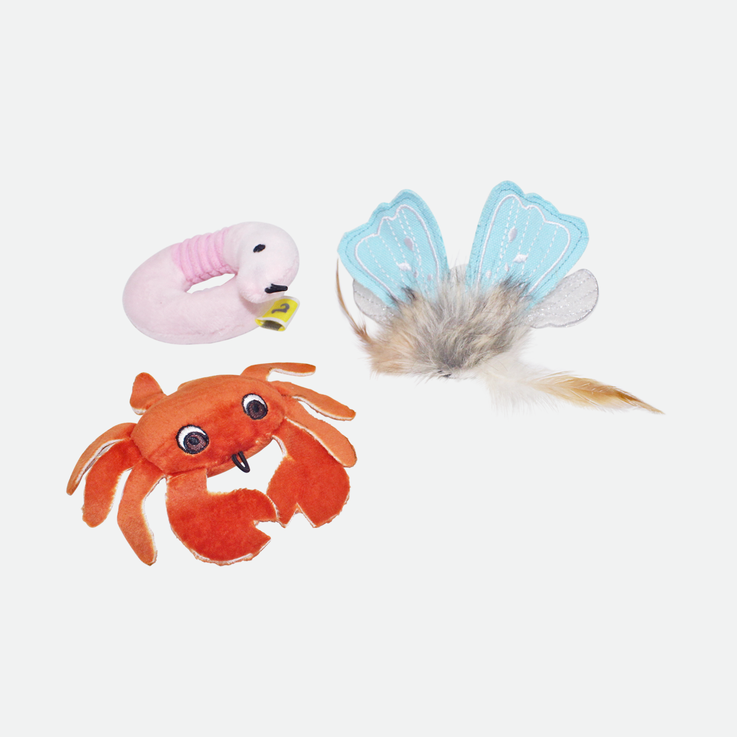 Lures for cat teaser fishing rod toy